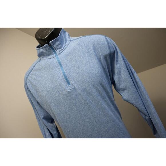 Exofficio Performance 1/4 Zip Athletic Jacket Pullover Blue Mens Sz Large - Picture 1 of 7